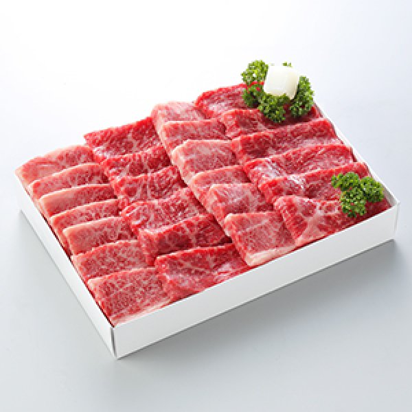 画像1: 岡山県産千屋牛モモ・バラ焼肉セット（500g） (1)