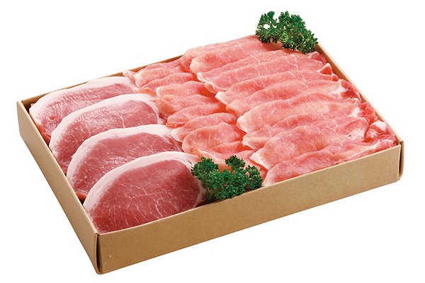 画像1: 岡山県産ピーチポークとんトン豚（SPF豚）美味いもんセット (1)