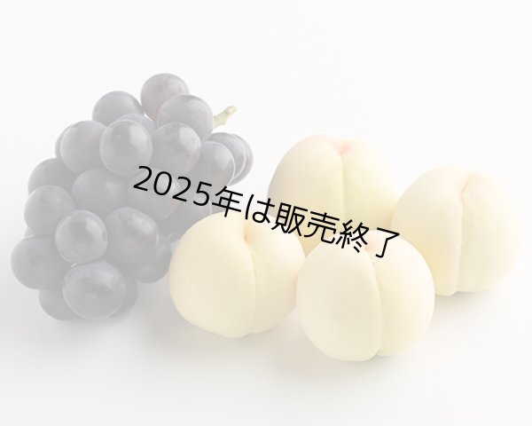 画像2: 岡山の白桃 (約230g)×4玉、ピオーネ(約600g)×1房【2025年】【50セット限定】 (2)