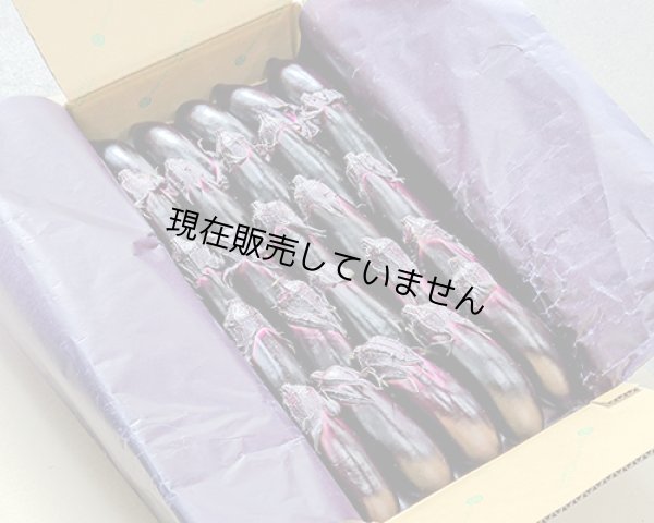 画像1: 備南千両ナス 2kg箱（25本）出荷規格：□L（カクエル） (1)